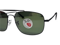 Rayban zonnebril colonel black green polarized - afbeelding 3 van  9