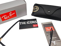 Rayban zonnebril colonel black green polarized - afbeelding 5 van  9