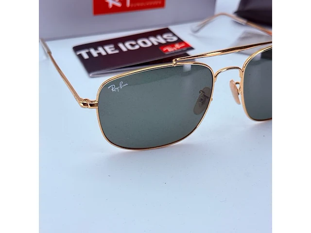 Rayban zonnebril colonel gold green - afbeelding 1 van  7