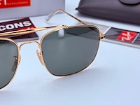 Rayban zonnebril colonel gold green - afbeelding 3 van  7