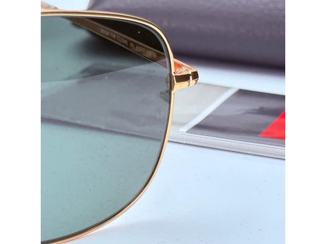 Rayban zonnebril colonel gold green - afbeelding 4 van  7
