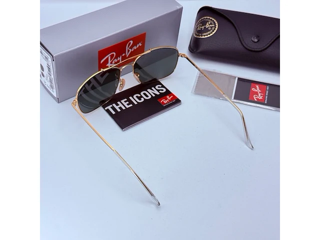 Rayban zonnebril colonel gold green - afbeelding 5 van  7