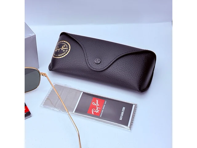 Rayban zonnebril colonel gold green - afbeelding 6 van  7