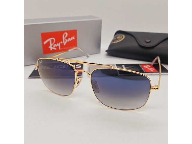 Rayban zonnebril colonel gradient blue - afbeelding 1 van  11