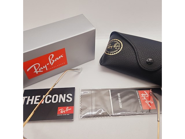 Rayban zonnebril colonel gradient blue - afbeelding 9 van  11