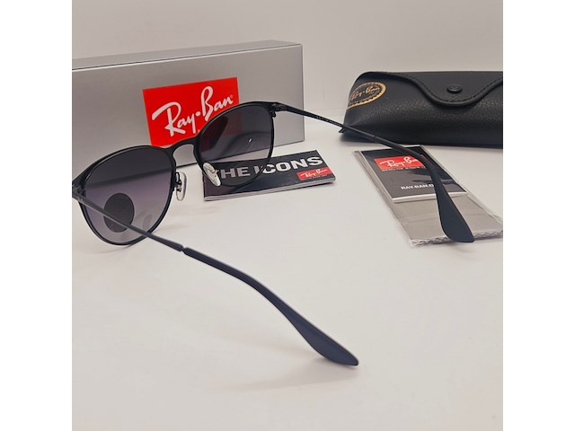 Rayban zonnebril erika black gradient grey - afbeelding 5 van  7
