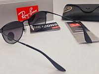 Rayban zonnebril erika black gradient grey - afbeelding 5 van  7