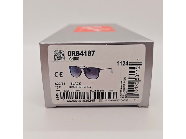 Rayban zonnebril erika black gradient grey - afbeelding 7 van  7