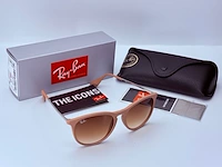 Rayban zonnebril erika classic matte sand gradient brown