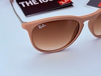 Rayban zonnebril erika classic matte sand gradient brown - afbeelding 3 van  8