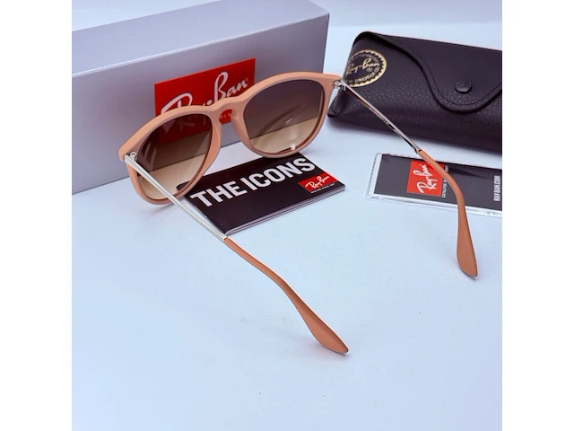 Rayban zonnebril erika classic matte sand gradient brown - afbeelding 6 van  8