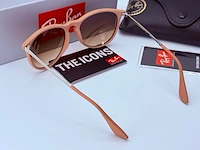 Rayban zonnebril erika classic matte sand gradient brown - afbeelding 6 van  8