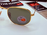 Rayban zonnebril hexagonal arista green polarized - afbeelding 3 van  9