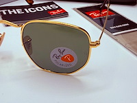 Rayban zonnebril hexagonal arista green polarized - afbeelding 4 van  6