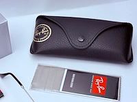 Rayban zonnebril hexagonal silver grey - afbeelding 7 van  8