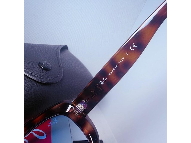 Rayban zonnebril jackie ohh tortoise gradient blue - afbeelding 4 van  7