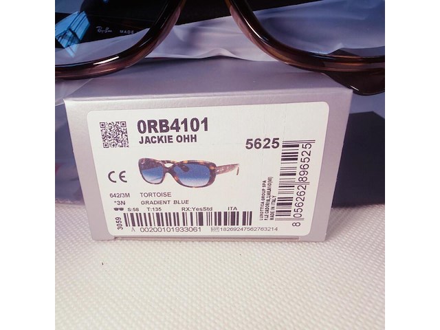 Rayban zonnebril jackie ohh tortoise gradient blue - afbeelding 7 van  7