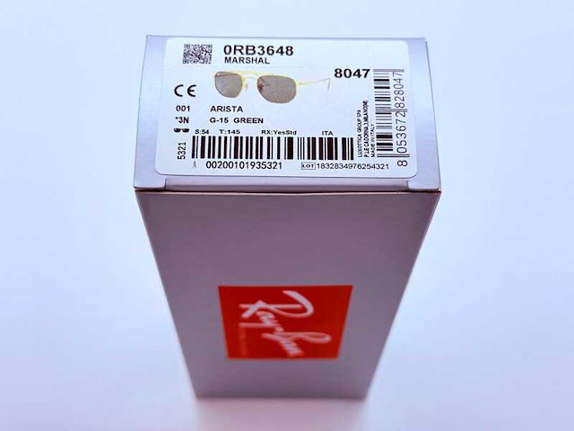 Rayban zonnebril marshal arista green - afbeelding 6 van  6