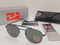 Rayban zonnebril marshal black green polarized - afbeelding 1 van  9