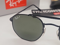 Rayban zonnebril marshal black green polarized - afbeelding 3 van  9