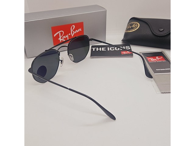 Rayban zonnebril marshal black green polarized - afbeelding 5 van  9