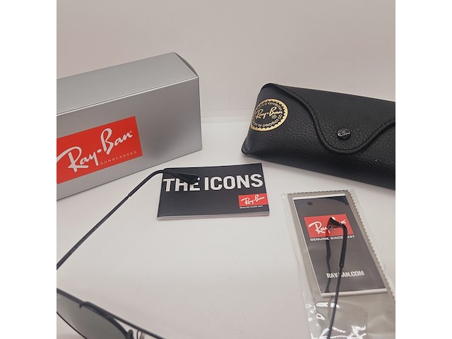 Rayban zonnebril marshal black green polarized - afbeelding 6 van  9