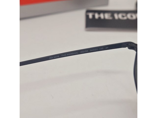 Rayban zonnebril marshal black green polarized - afbeelding 7 van  9