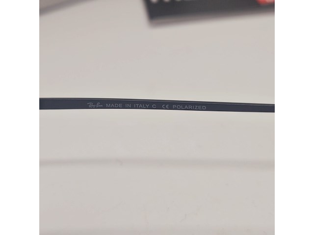 Rayban zonnebril marshal black green polarized - afbeelding 8 van  9