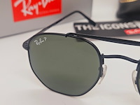 Rayban zonnebril marshal black green polarized - afbeelding 2 van  8