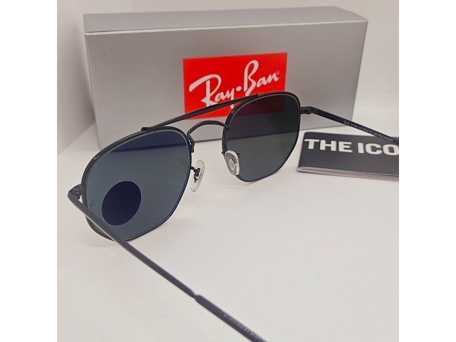 Rayban zonnebril marshal black green polarized - afbeelding 5 van  8