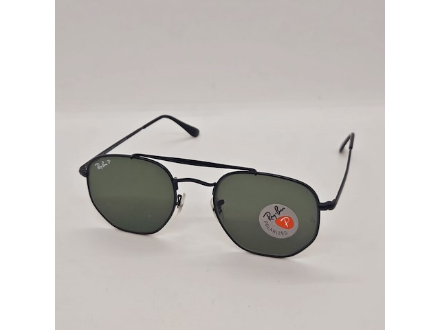 Rayban zonnebril marshal black green polarized - afbeelding 1 van  3