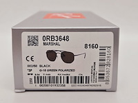 Rayban zonnebril marshal black green polarized - afbeelding 3 van  3