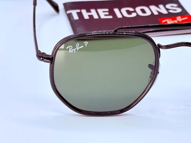 Rayban zonnebril marshal ii black green polarized - afbeelding 2 van  5