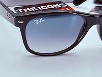Rayban zonnebril new wayfarer black gradient blue - afbeelding 3 van  8