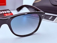 Rayban zonnebril new wayfarer black gradient blue - afbeelding 4 van  8