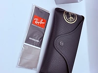 Rayban zonnebril new wayfarer black gradient blue - afbeelding 7 van  8