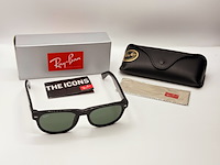 Rayban zonnebril new wayfarer black green - afbeelding 1 van  6