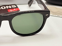 Rayban zonnebril new wayfarer black green - afbeelding 3 van  6