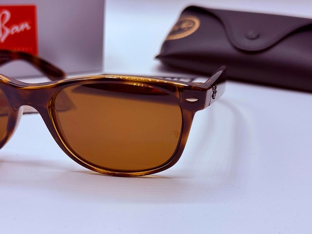 Rayban zonnebril new wayfarer tortoise brown - afbeelding 2 van  7