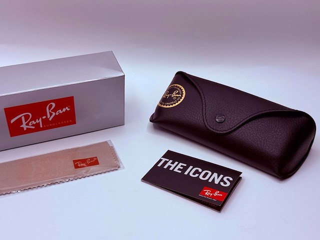 Rayban zonnebril new wayfarer tortoise brown - afbeelding 6 van  7