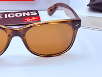 Rayban zonnebril new wayfarer tortoise brown - afbeelding 3 van  6