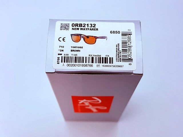 Rayban zonnebril new wayfarer tortoise brown - afbeelding 6 van  6