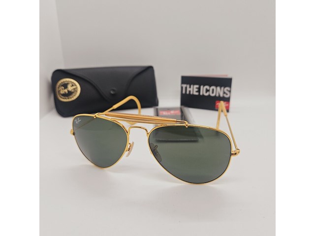 Rayban zonnebril outdoorsman arista green - afbeelding 1 van  7