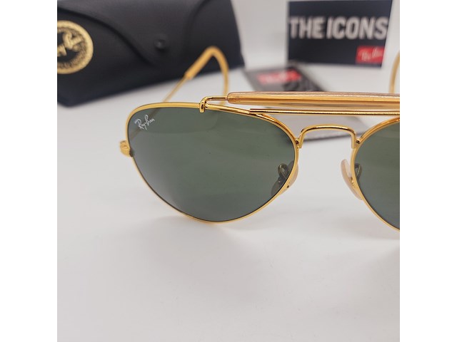 Rayban zonnebril outdoorsman arista green - afbeelding 2 van  7