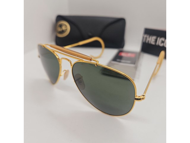 Rayban zonnebril outdoorsman arista green - afbeelding 3 van  7