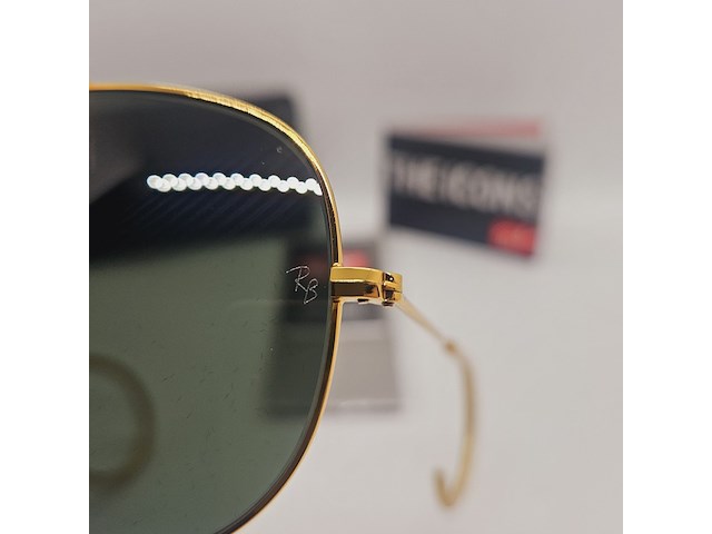 Rayban zonnebril outdoorsman arista green - afbeelding 6 van  7