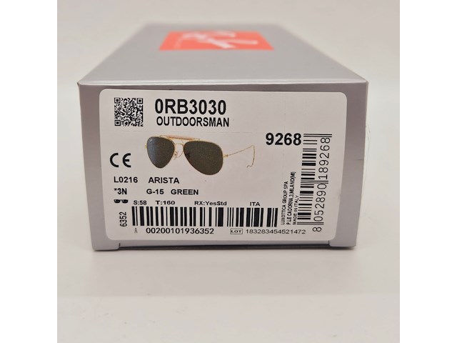 Rayban zonnebril outdoorsman arista green - afbeelding 3 van  3