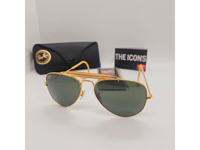 Rayban zonnebril outdoorsman arista green - afbeelding 1 van  6