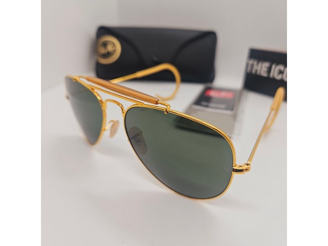 Rayban zonnebril outdoorsman arista green - afbeelding 2 van  6