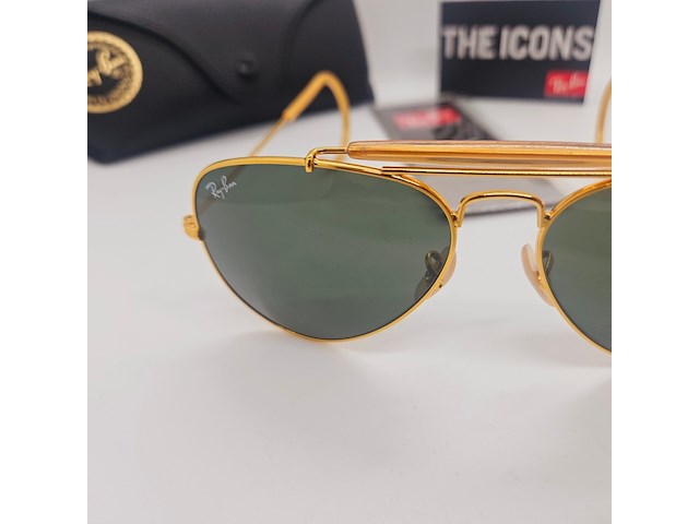 Rayban zonnebril outdoorsman arista green - afbeelding 3 van  6